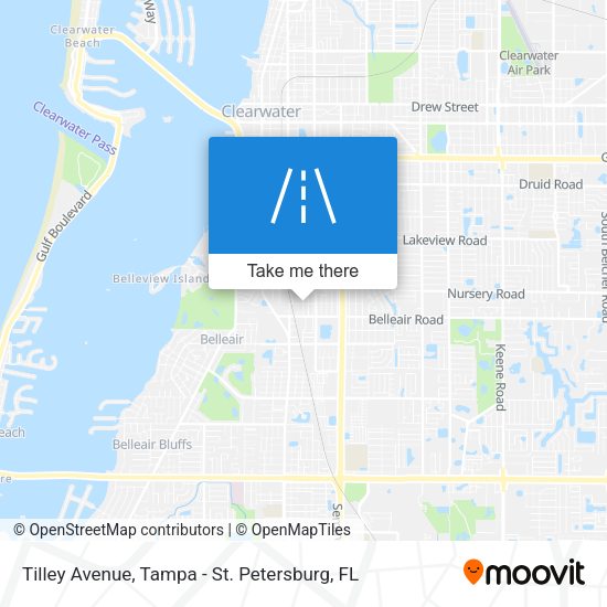 Tilley Avenue map