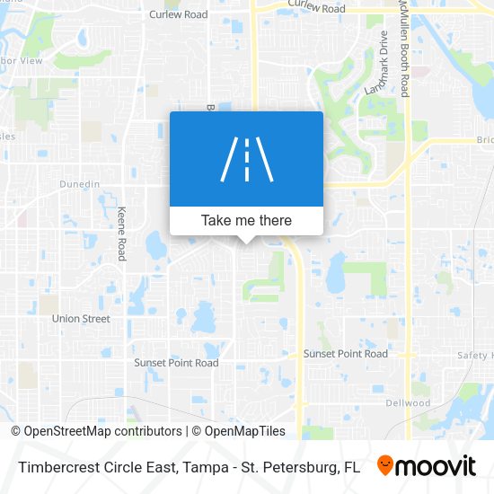 Timbercrest Circle East map