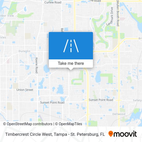 Timbercrest Circle West map