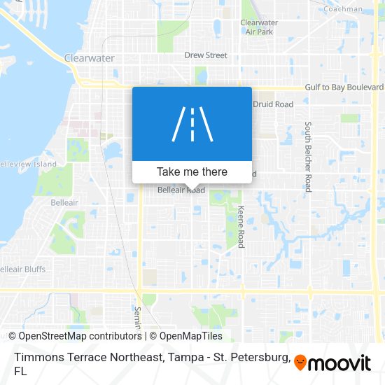 Mapa de Timmons Terrace Northeast