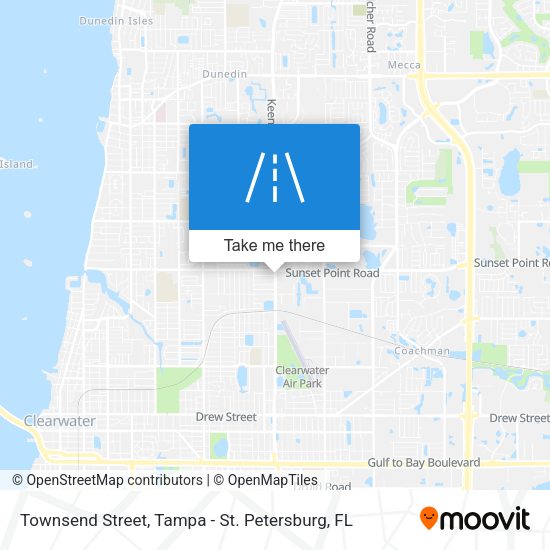 Townsend Street map
