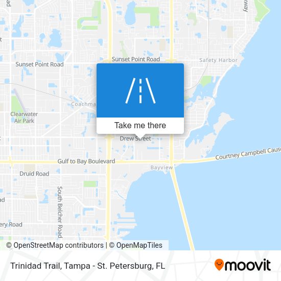 Trinidad Trail map