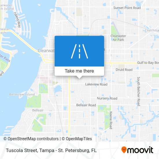 Tuscola Street map