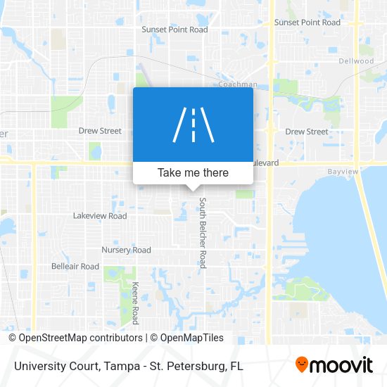 Mapa de University Court