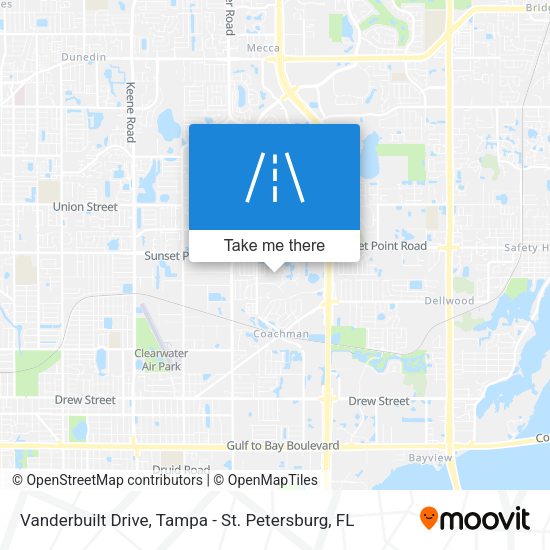 Vanderbuilt Drive map