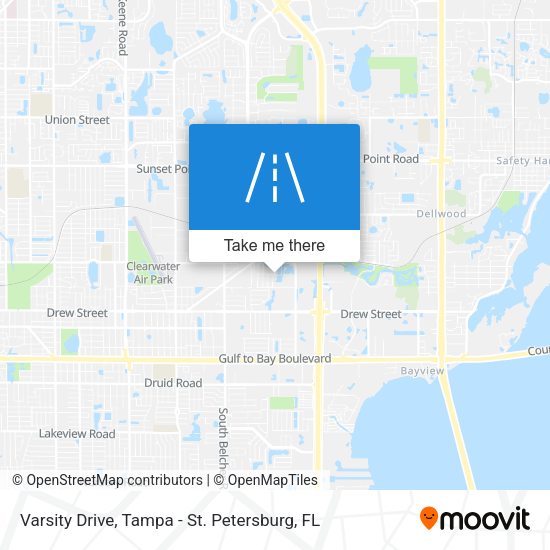 Varsity Drive map