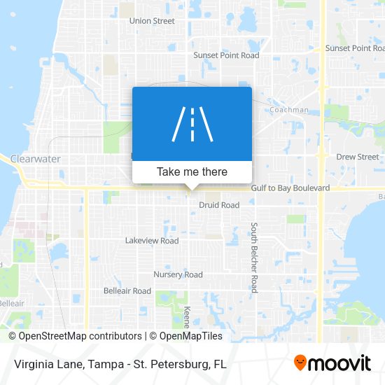 Mapa de Virginia Lane