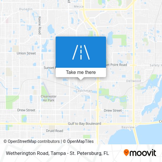 Mapa de Wetherington Road