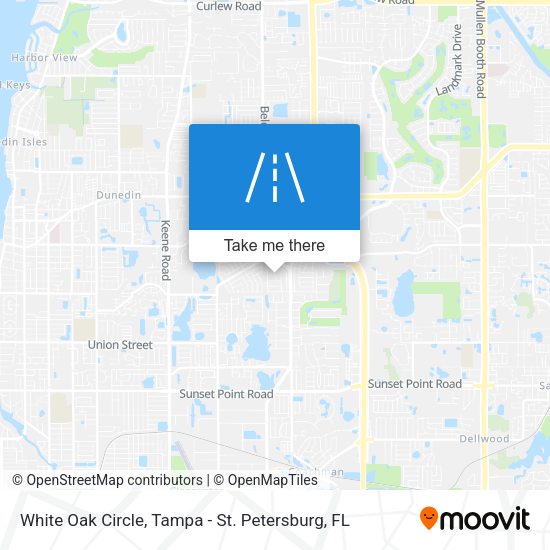 Mapa de White Oak Circle