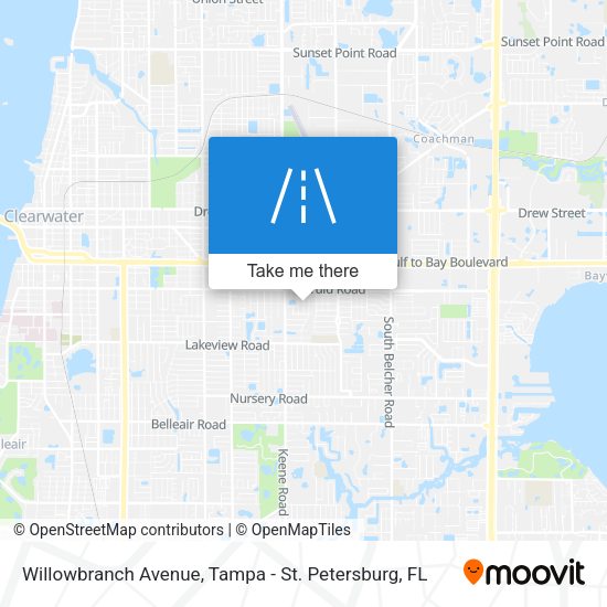 Mapa de Willowbranch Avenue
