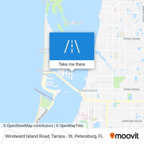 Windward Island Road map