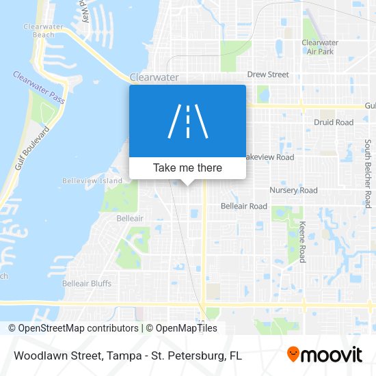 Mapa de Woodlawn Street