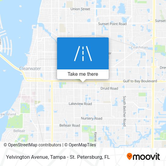 Yelvington Avenue map