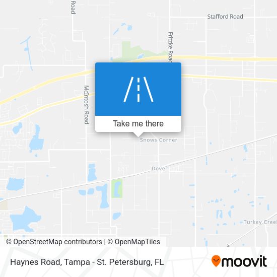 Haynes Road map