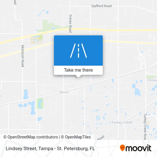 Lindsey Street map