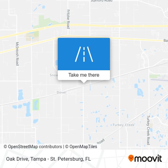 Mapa de Oak Drive