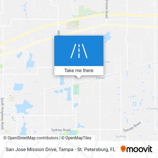 Mapa de San Jose Mission Drive