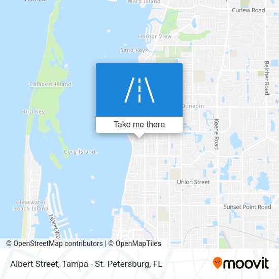 Albert Street map
