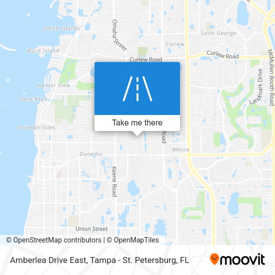 Amberlea Drive East map
