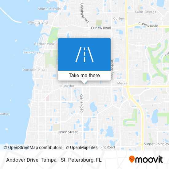 Mapa de Andover Drive
