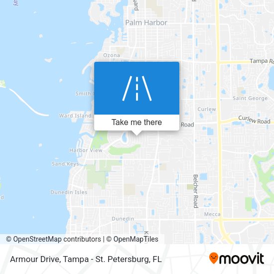 Armour Drive map