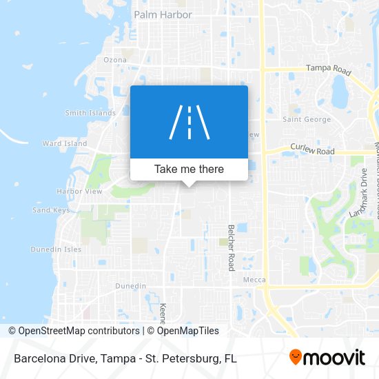 Barcelona Drive map