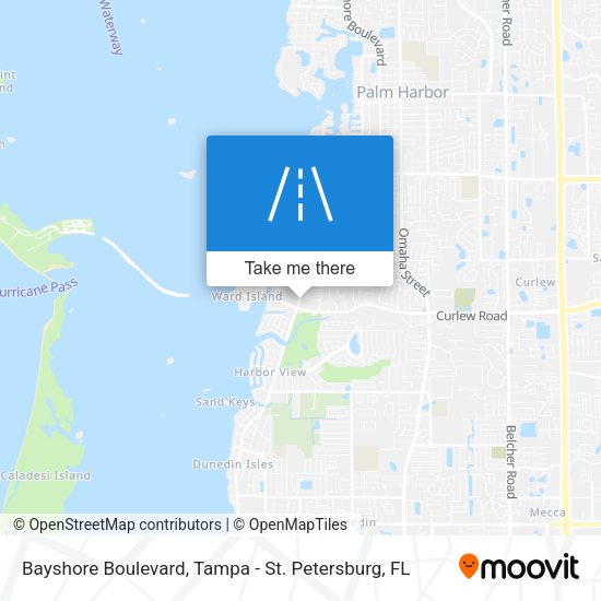 Bayshore Boulevard map