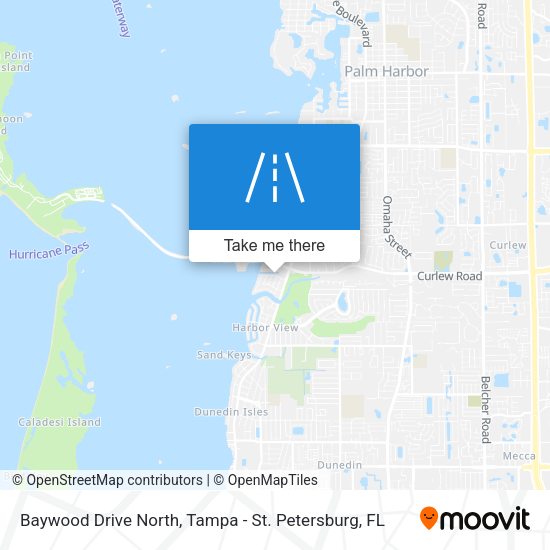 Baywood Drive North map
