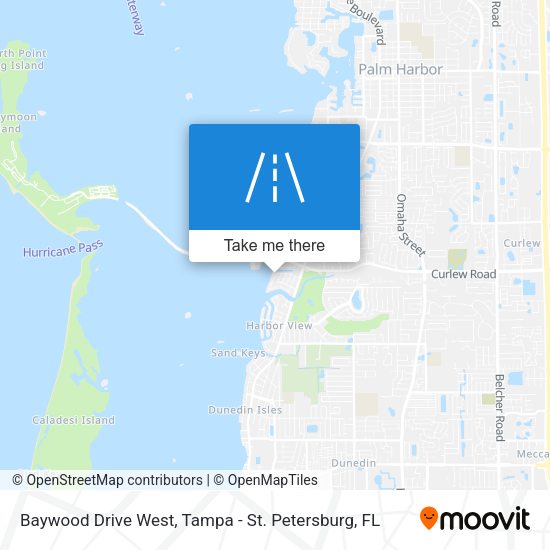 Baywood Drive West map