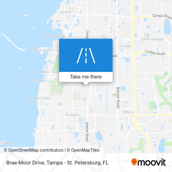 Brae-Moor Drive map