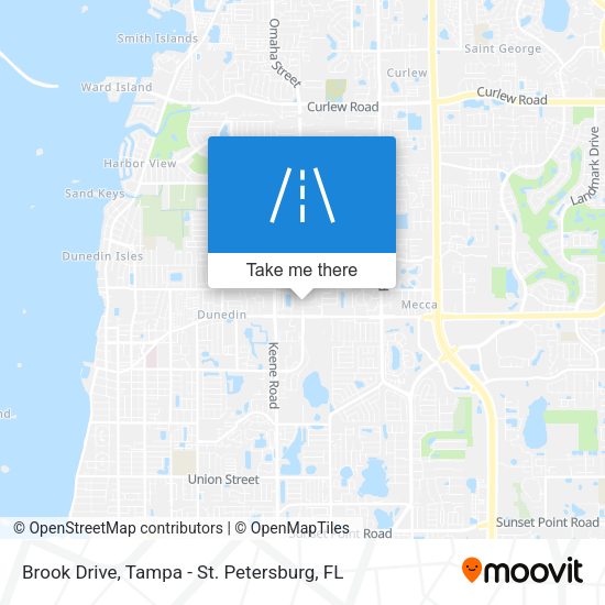 Brook Drive map