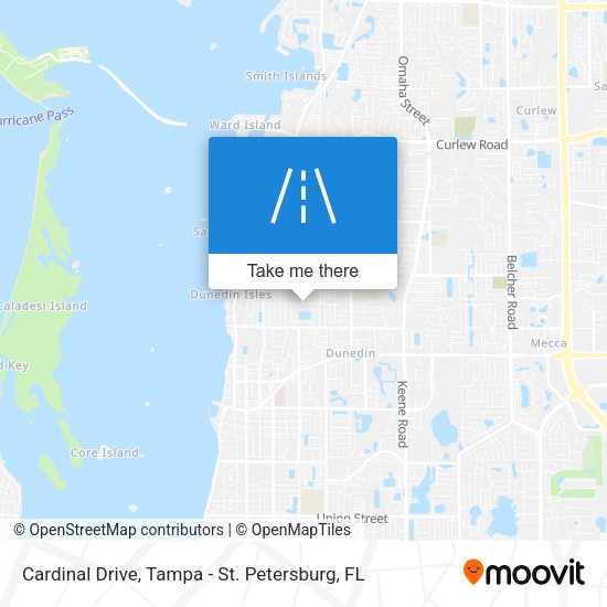 Cardinal Drive map