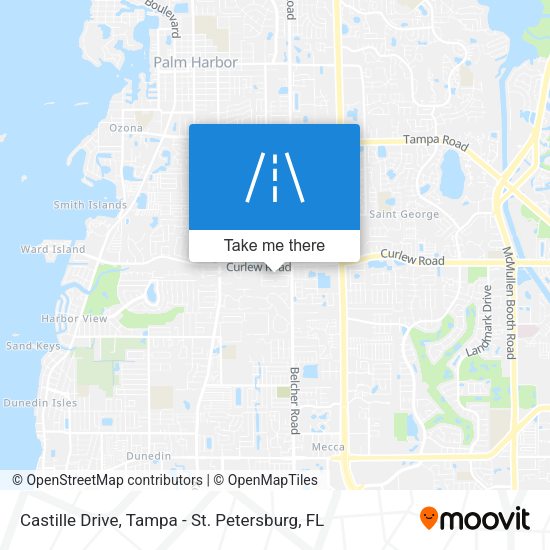 Castille Drive map