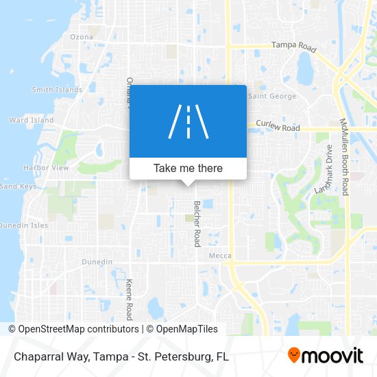 Chaparral Way map