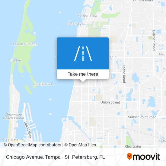 Chicago Avenue map