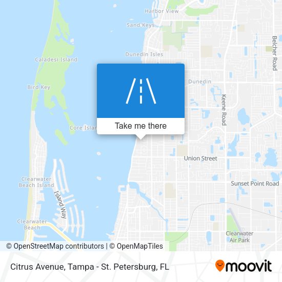 Mapa de Citrus Avenue