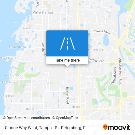 Clarine Way West map