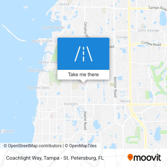 Coachlight Way map