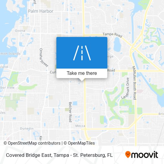 Mapa de Covered Bridge East