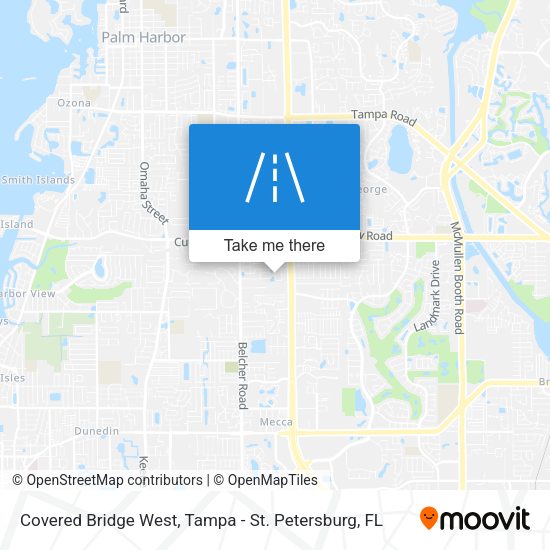 Covered Bridge West map