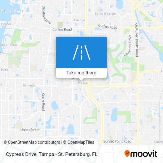 Cypress Drive map