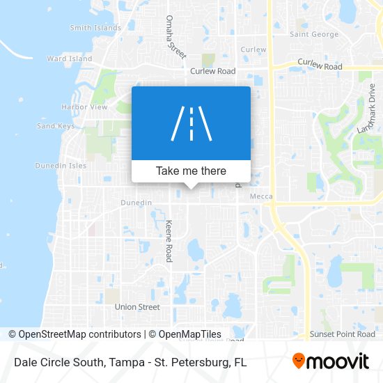 Dale Circle South map
