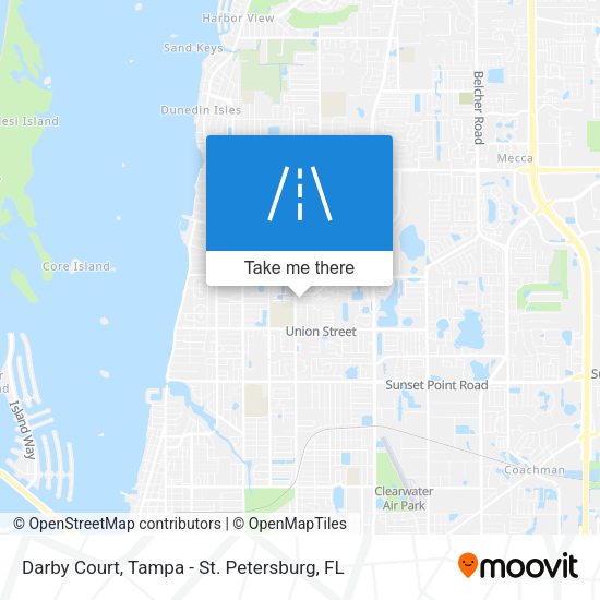 Darby Court map
