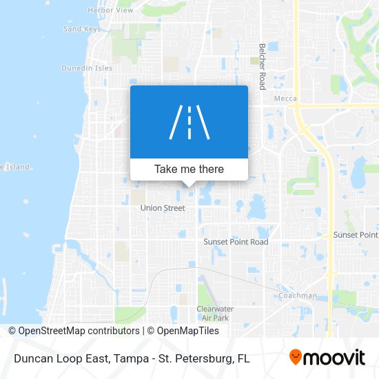 Duncan Loop East map