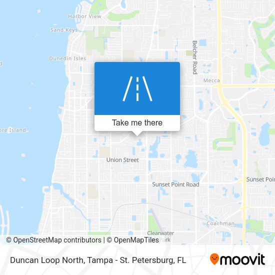 Duncan Loop North map