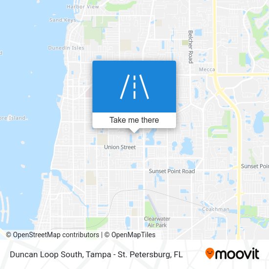 Duncan Loop South map