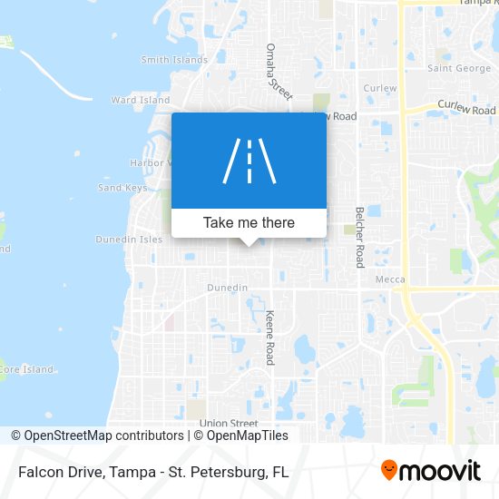 Falcon Drive map