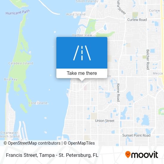 Francis Street map
