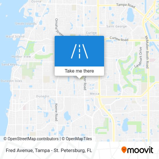 Fred Avenue map
