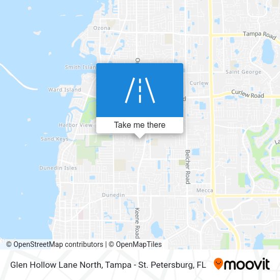 Glen Hollow Lane North map